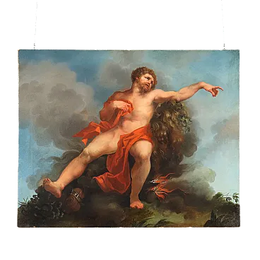 Prometeo, olio su tela, Scuola emiliana, tardo '700