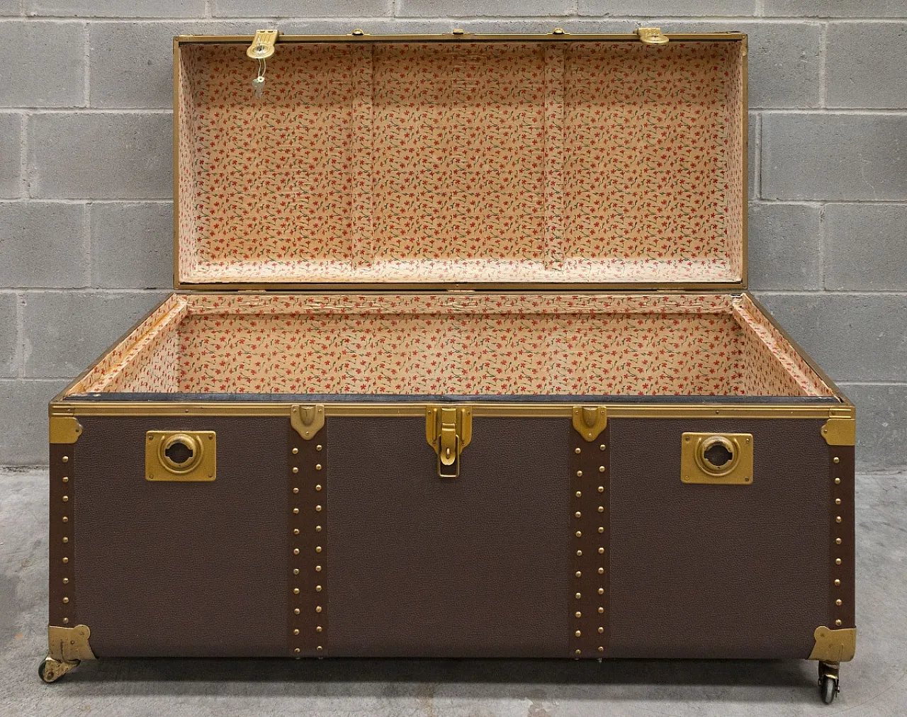 Baule maxi in legno con rotelle, '900 6