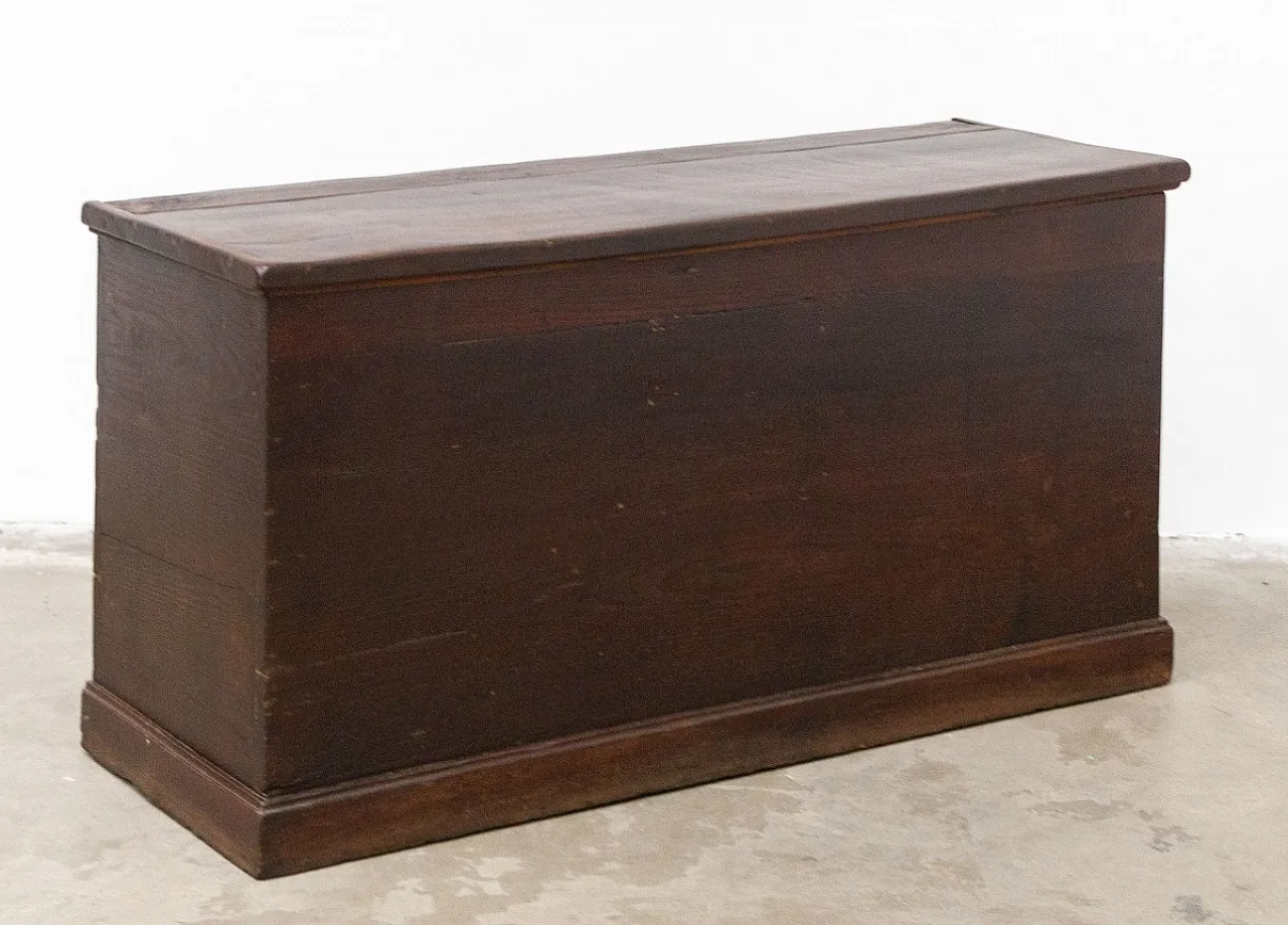 Cassone in legno di rovere massello, '900 2