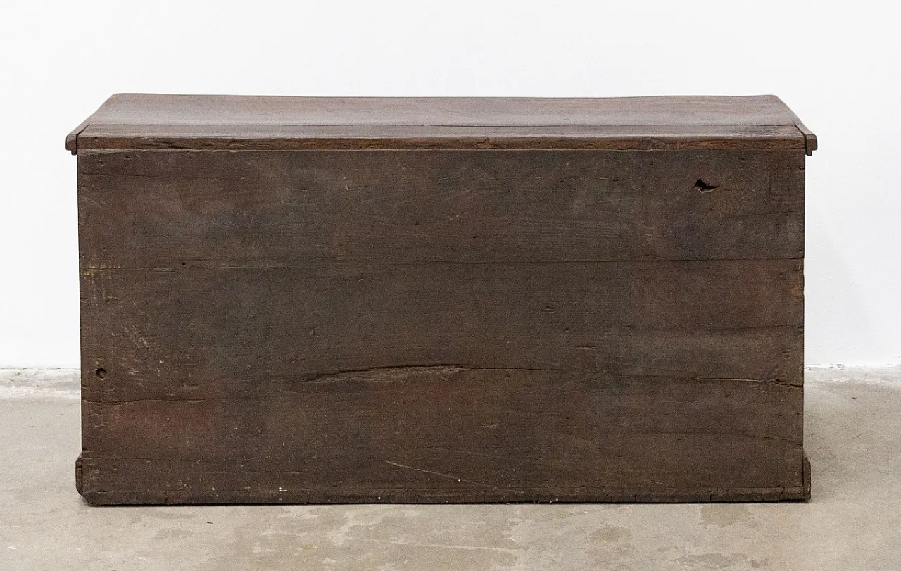 Cassone in legno di rovere massello, '900 10
