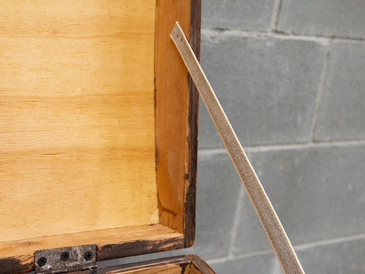 Baule in legno di abete e pioppo, '900 8