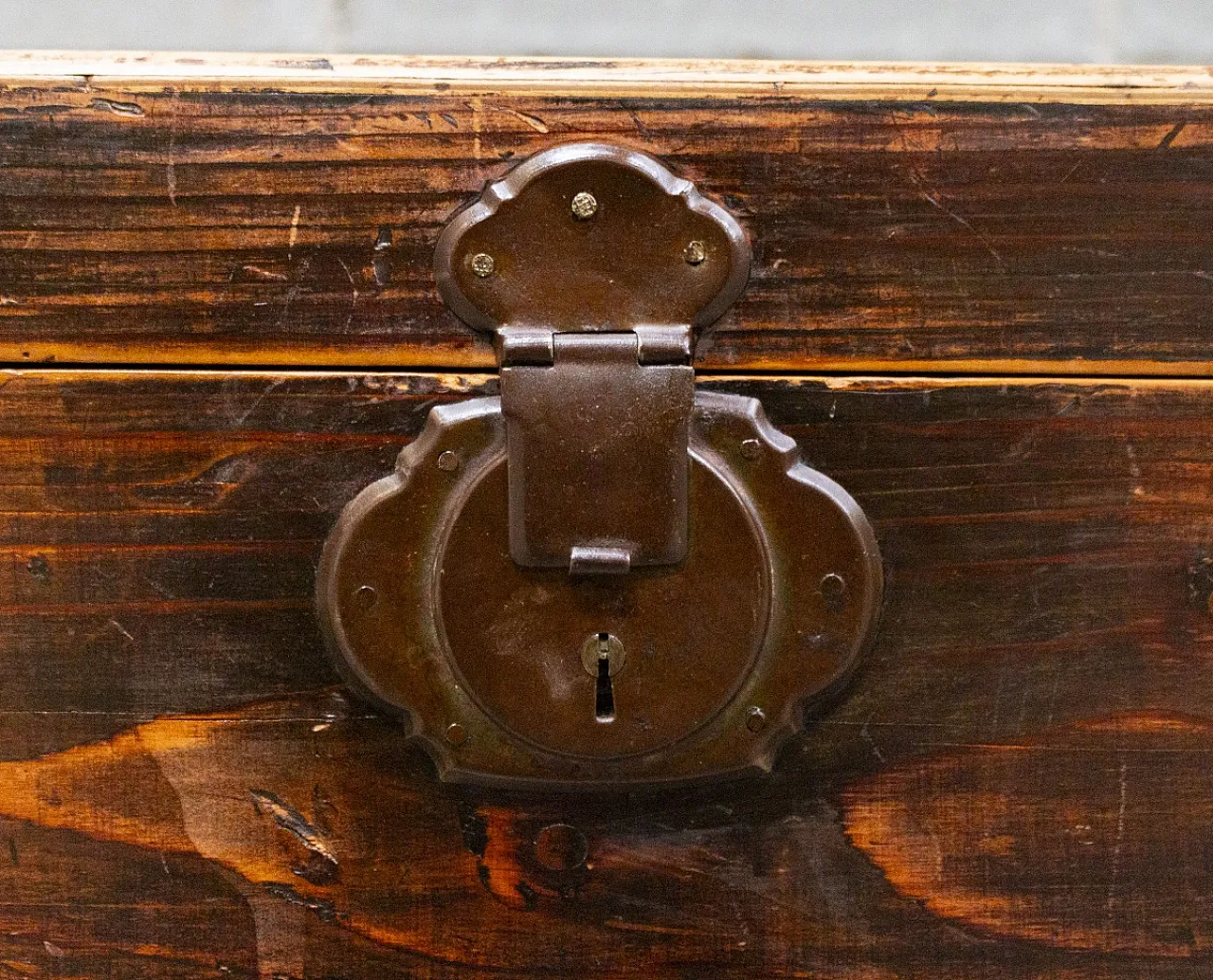 Baule in legno di abete e pioppo, '900 9