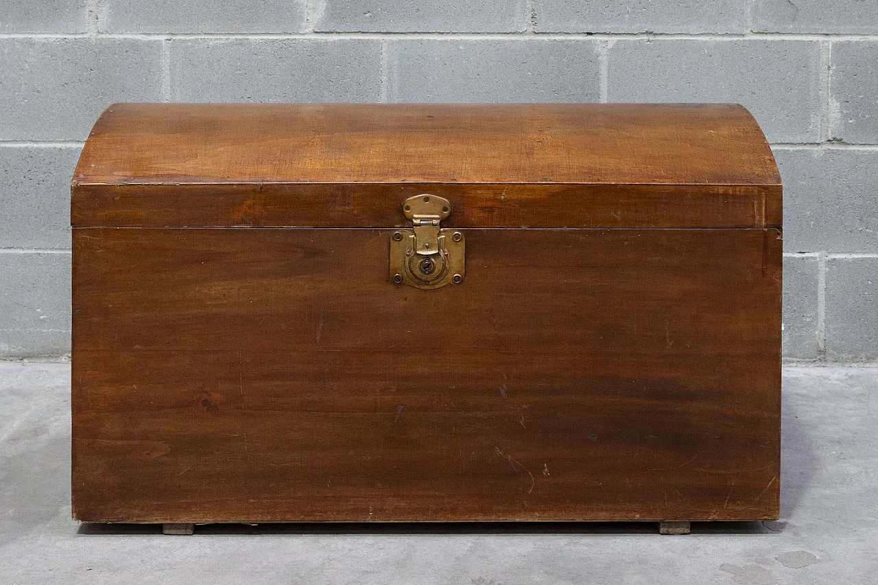 Baule in legno di pioppo, primo '900 1