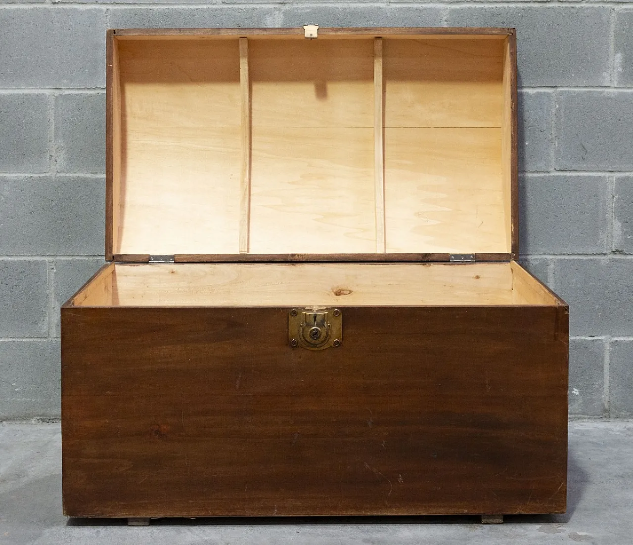 Baule in legno di pioppo, primo '900 4