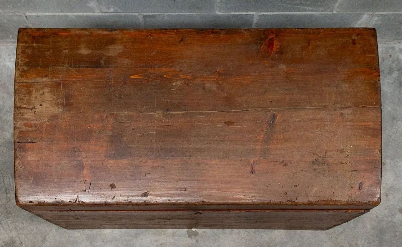 Baule in legno di pioppo massello, '900 13