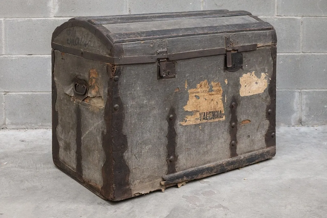 Baule spagnolo da viaggio, fine '800 2