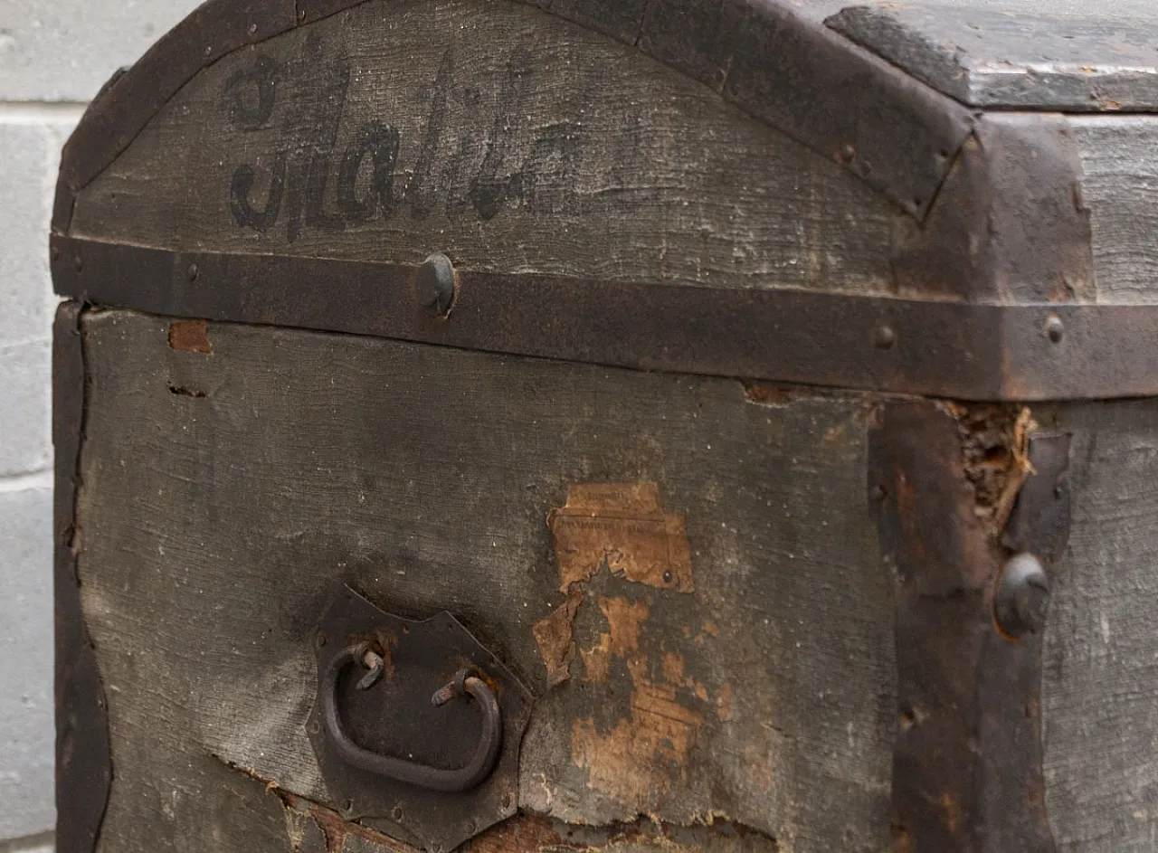 Baule spagnolo da viaggio, fine '800 8