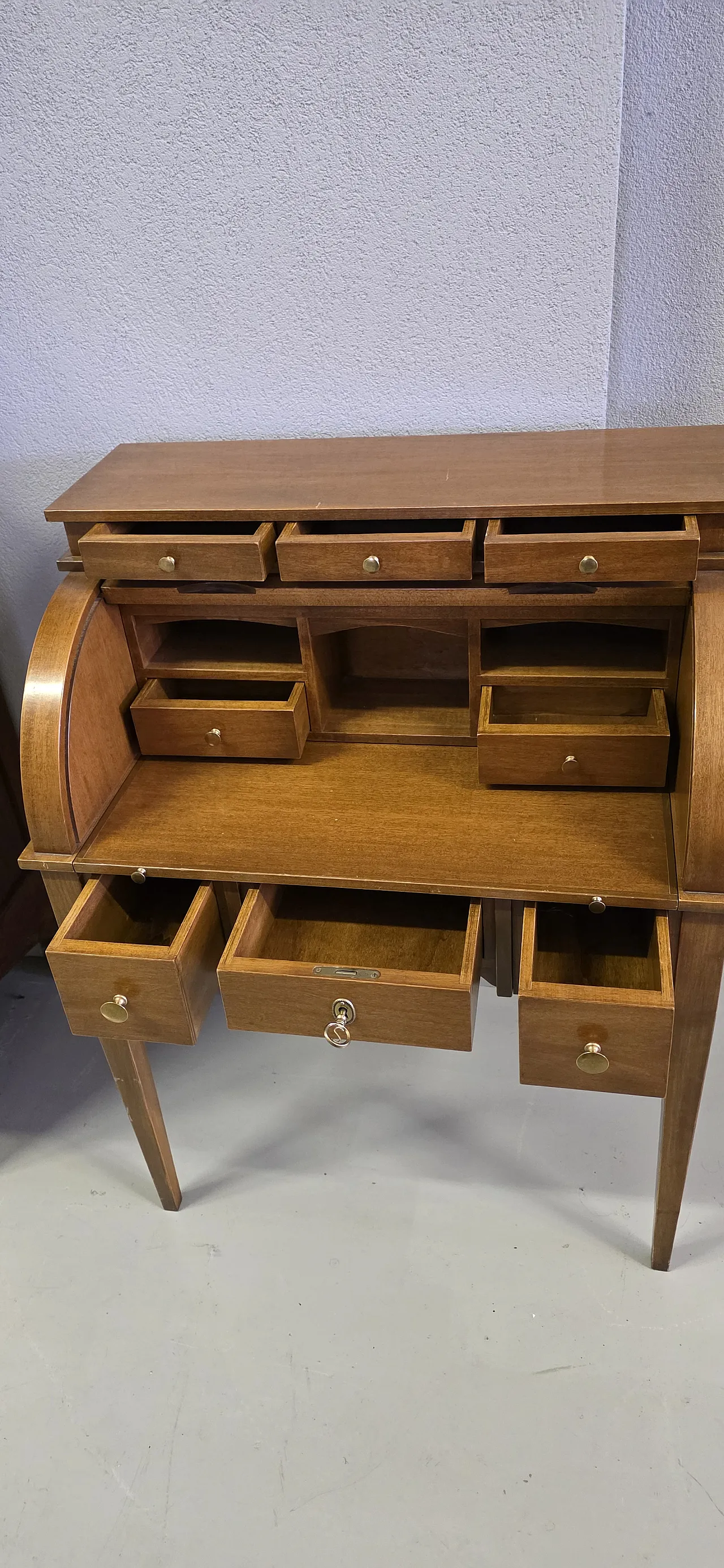 Roller Desk in Classic Style, 70s 5