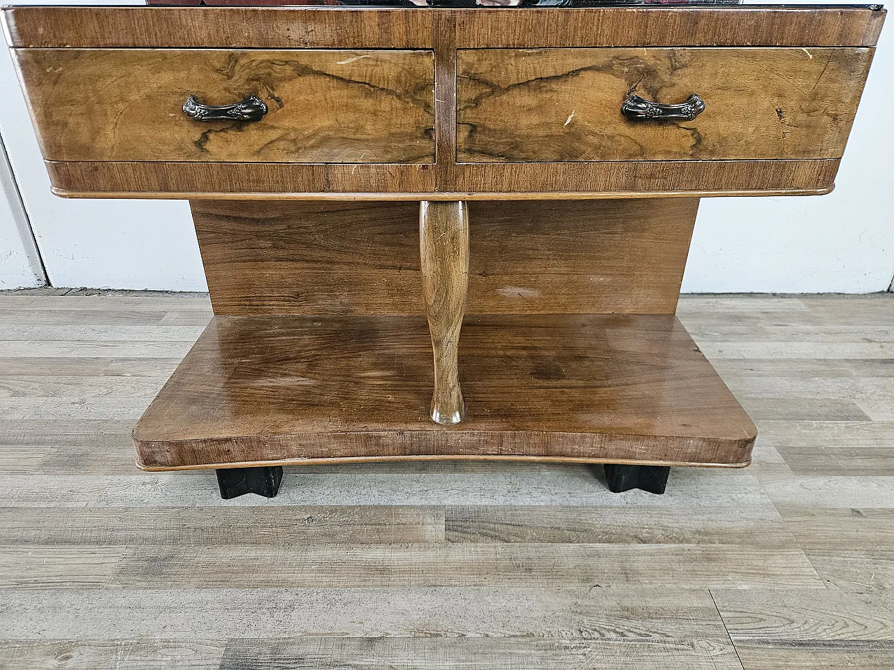 Art Deco dressing table with large mirror, mid-20th century 13