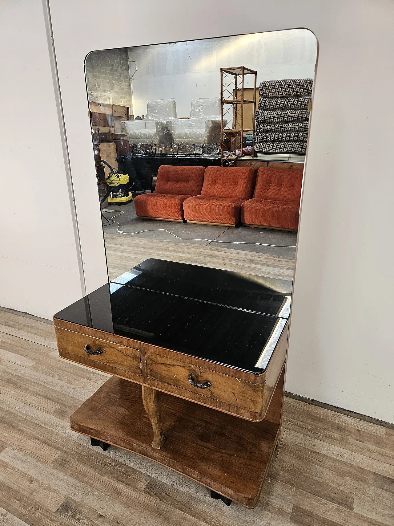 Art Deco dressing table with large mirror, mid-20th century 21
