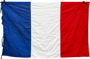 Bandiera della Francia in cotone, '900