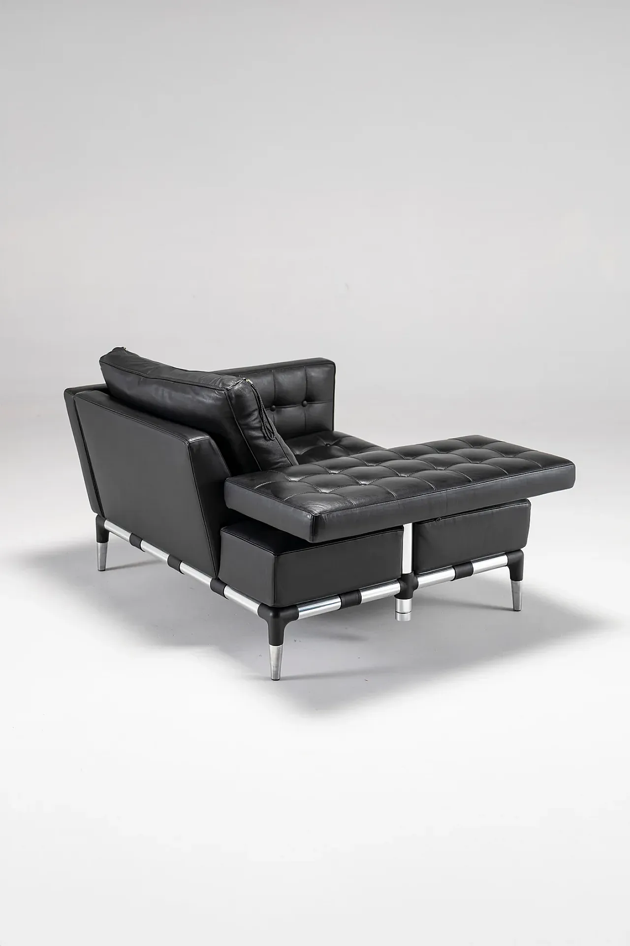 Set in pelle Prive di Phillippe Starck per Cassina, anni '90 7
