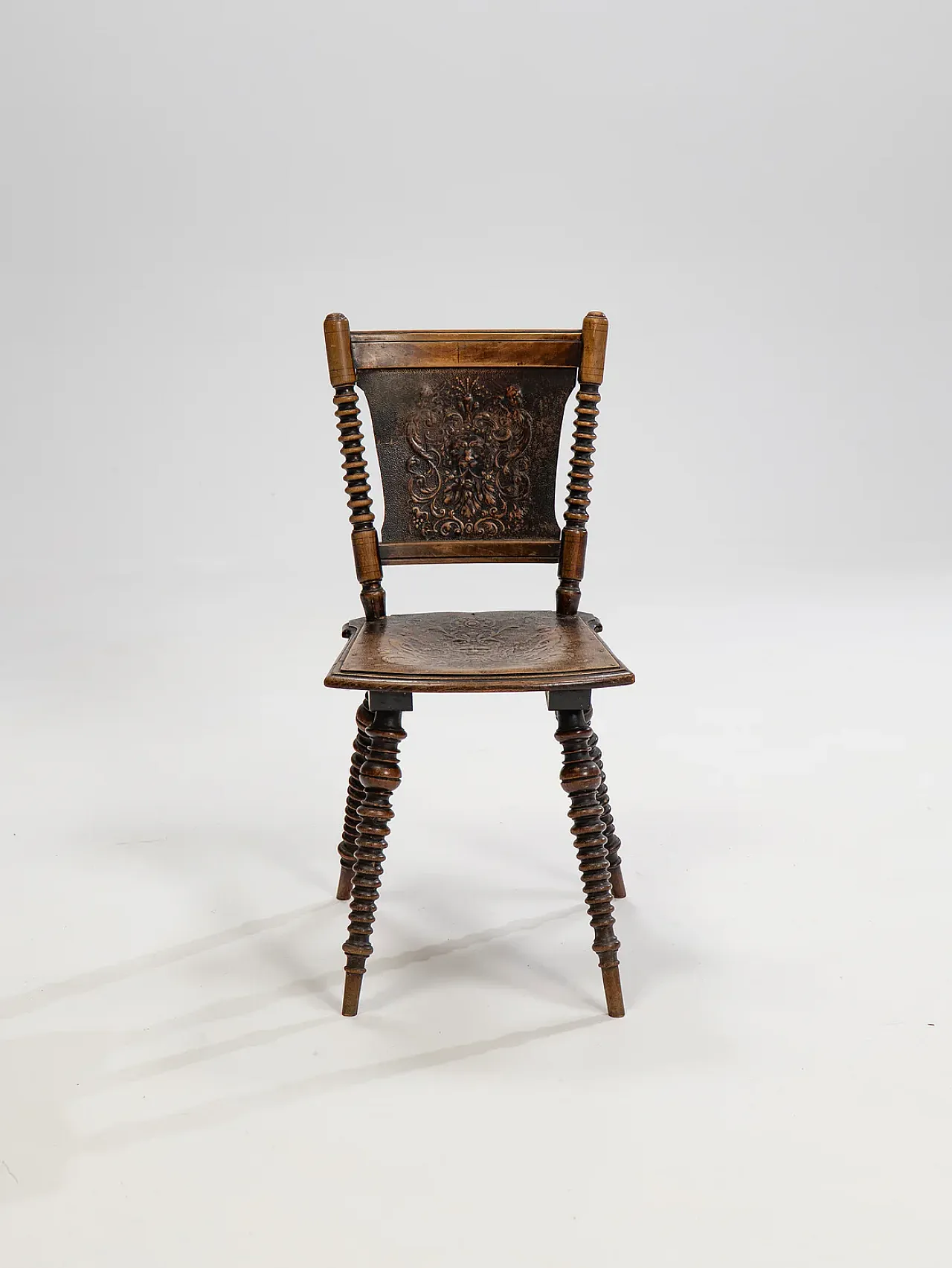 Antique bobbin chair, 19th century 2