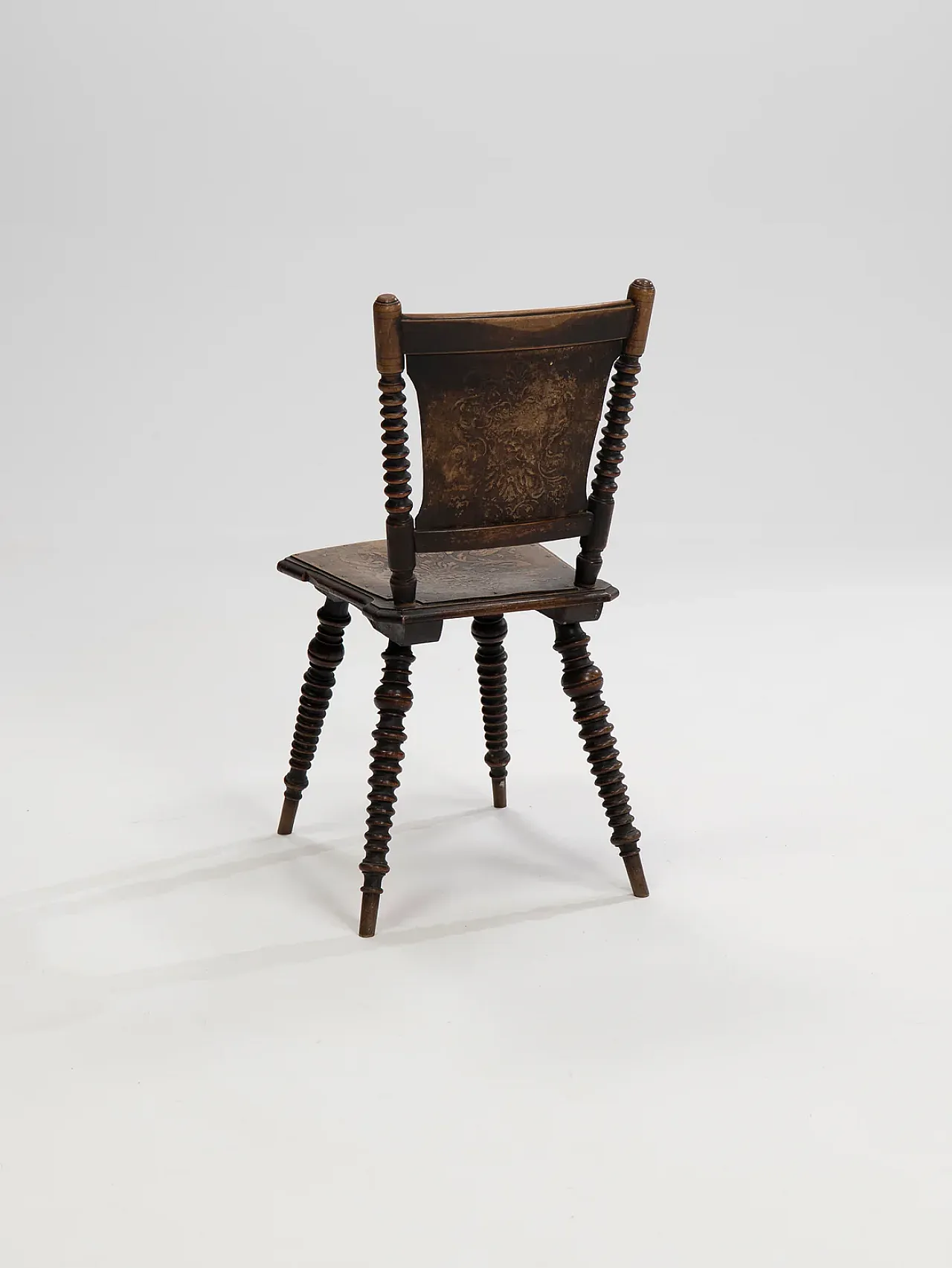 Antique bobbin chair, 19th century 3