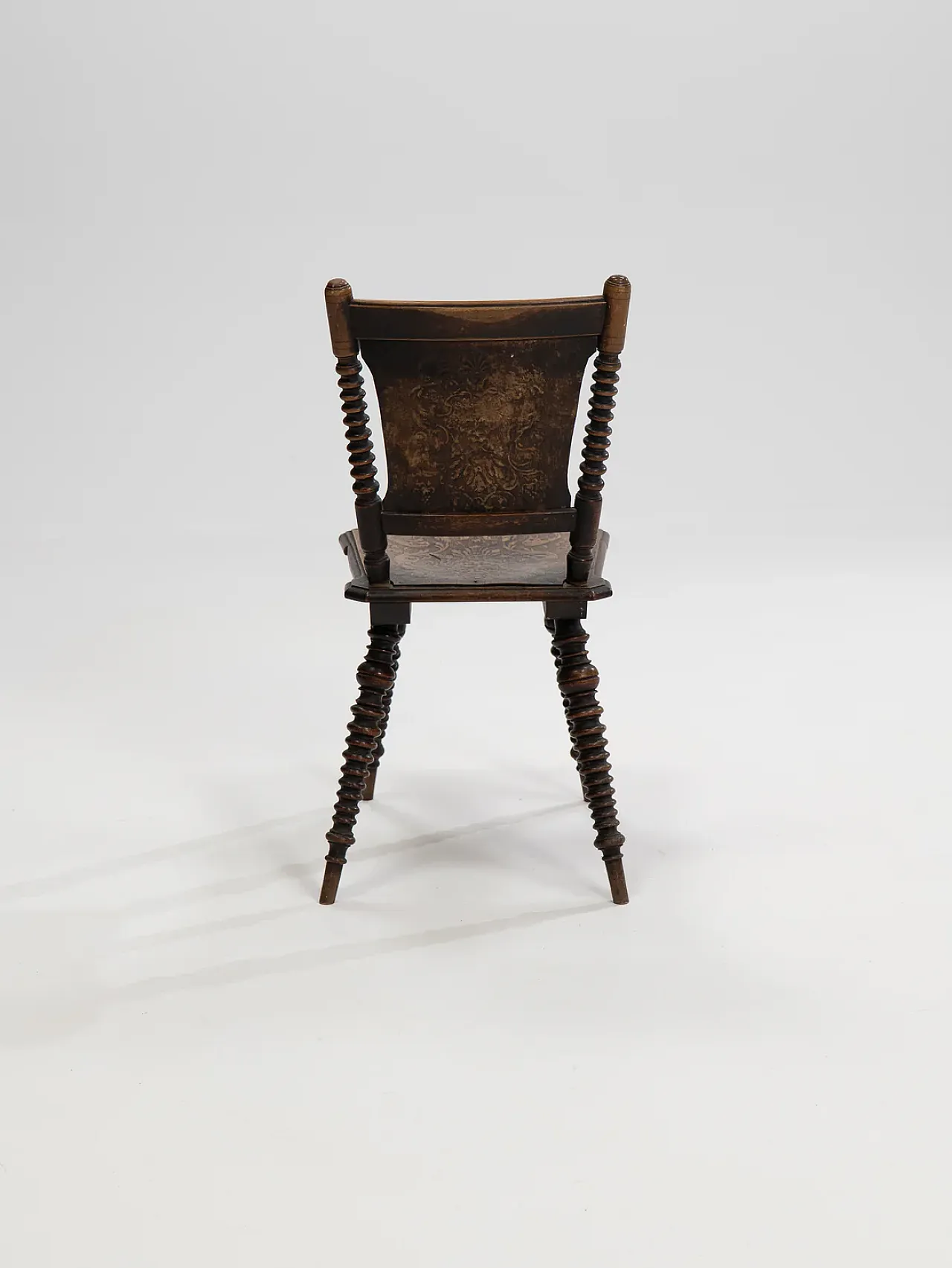Antique bobbin chair, 19th century 4
