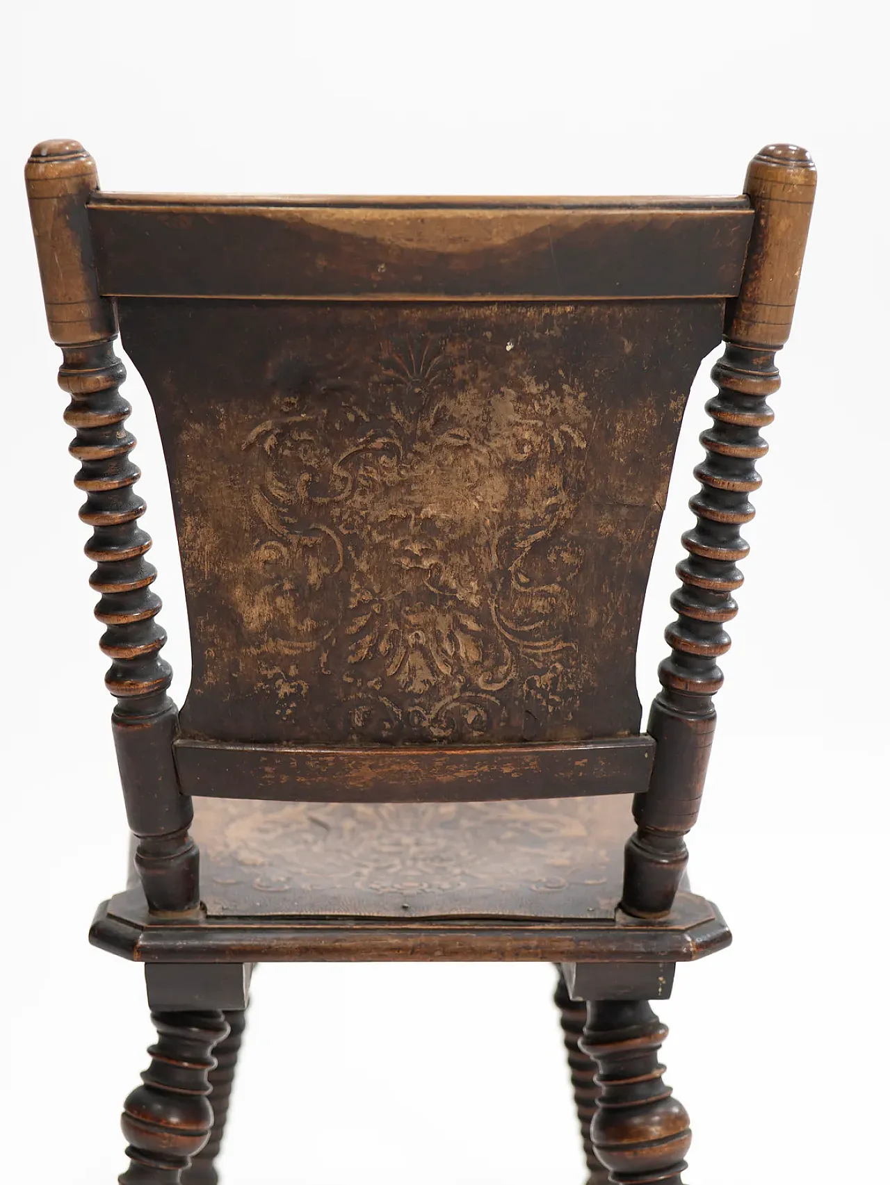 Antique bobbin chair, 19th century 5