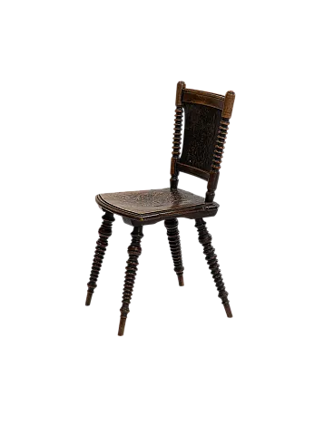 Antique bobbin chair, 19th century