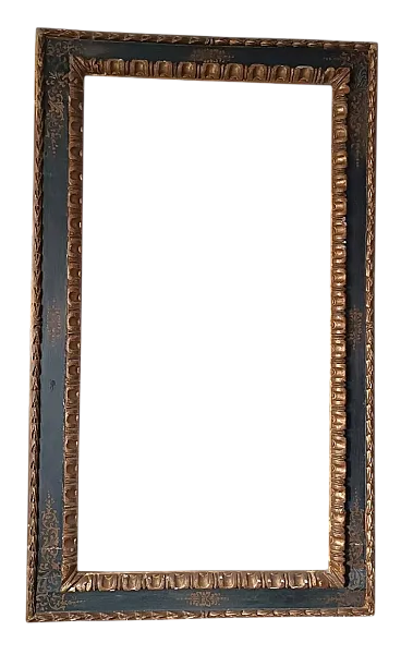 Cornice in legno laccato e dorato, '600