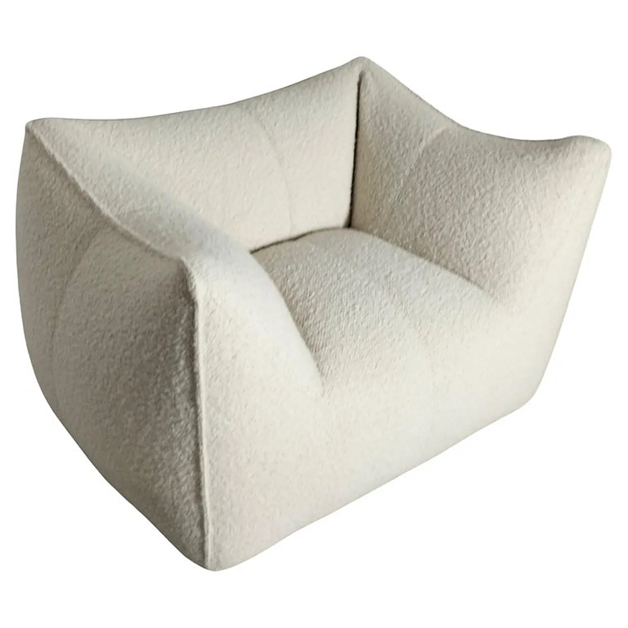 “Le Bambole” bouclè armchair by Mario Bellini for B&B Italia, 1970s 1