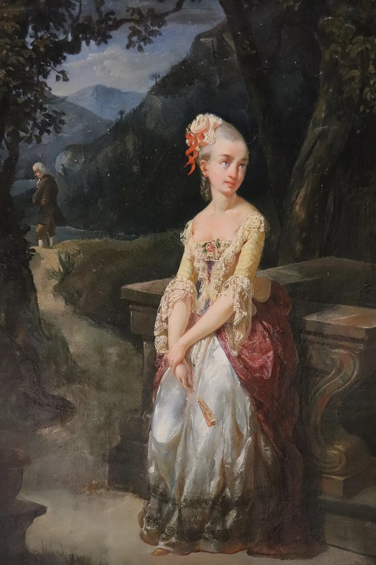 Oil painting on paper, 19th century 3