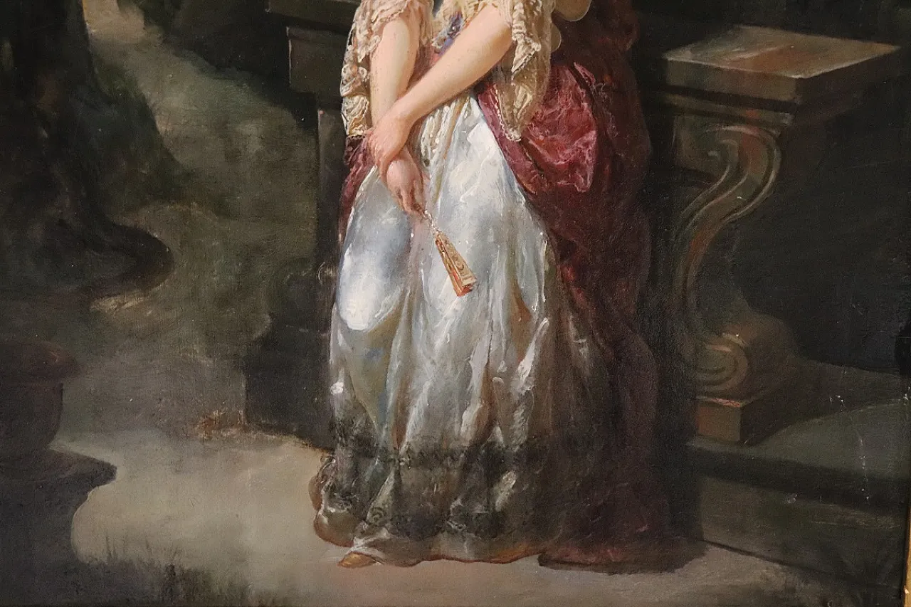 Oil painting on paper, 19th century 6