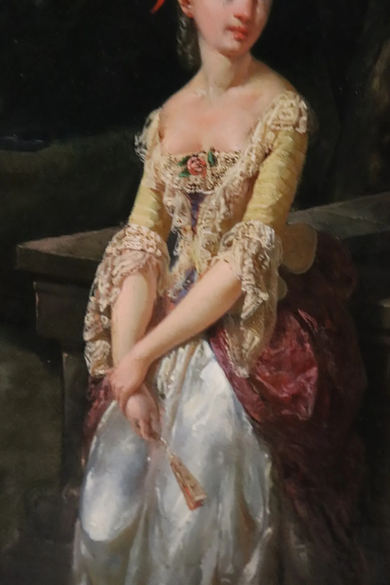 Oil painting on paper, 19th century 8