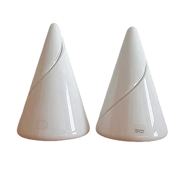 Glass cone lamp by Murano glass masters, 1970s