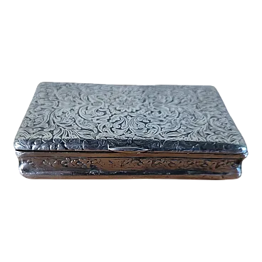 Scatola in argento e vermeil, Italia, di fine XIX secolo