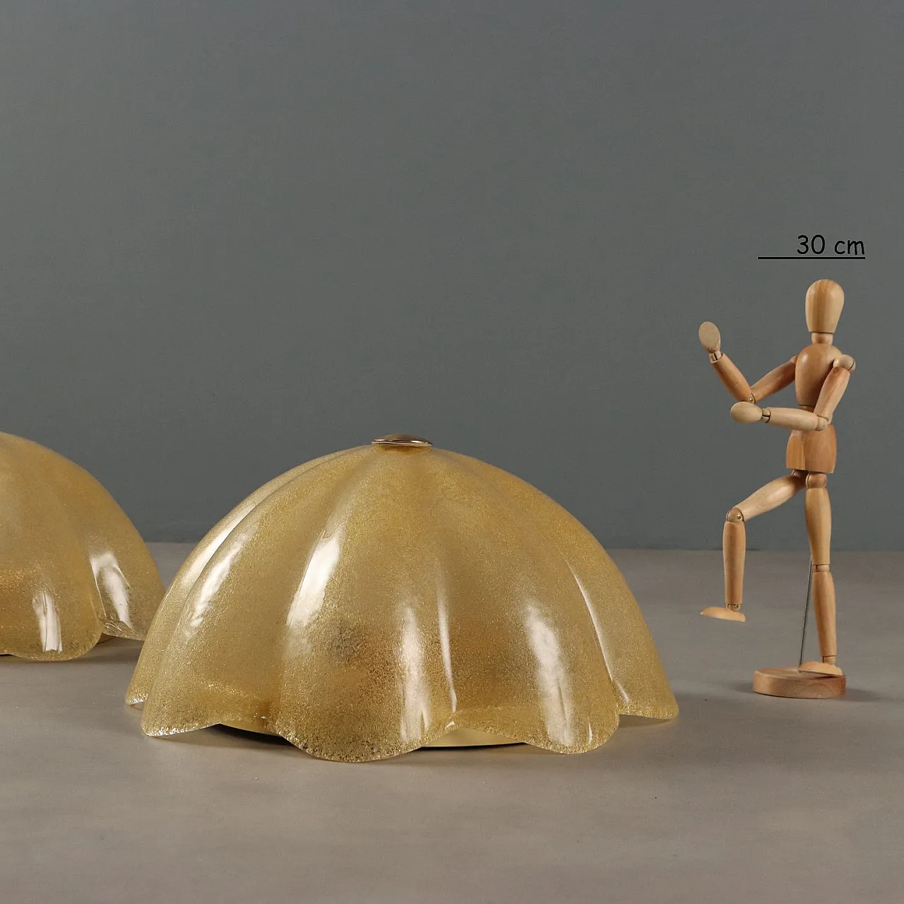 Pair of La Murrina Murano glass wall sconces, 1980s 2