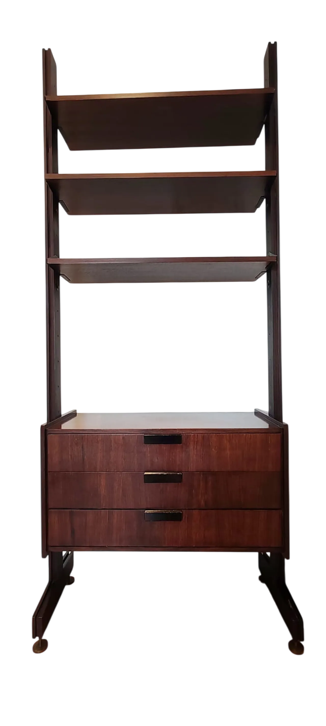 Librerie in legno e metallo anni 60/70 7