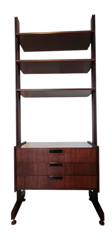 Librerie in legno e metallo anni 60/70