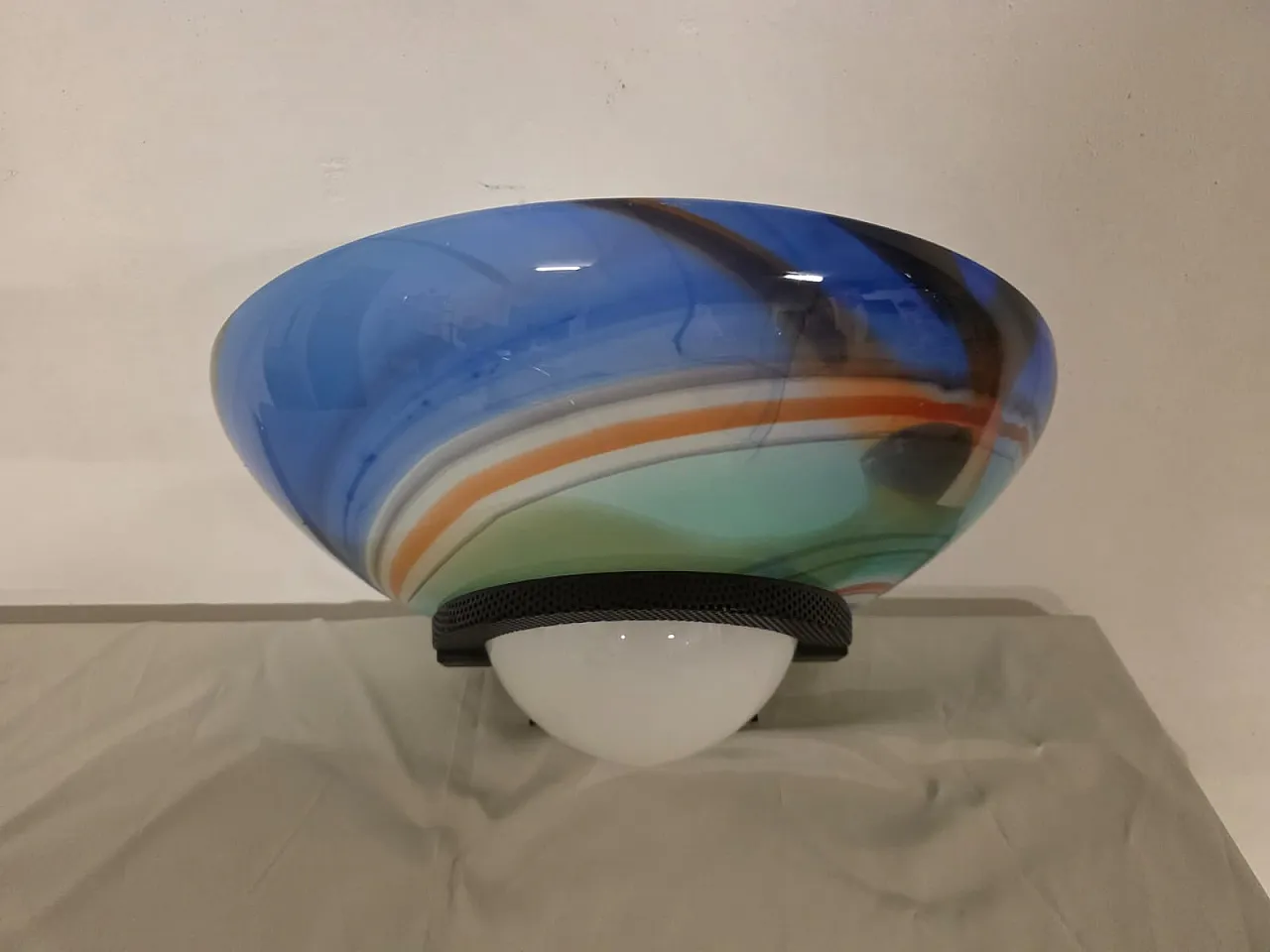 Pair of Ottavio Missoni wall lamps, late 29th century 6