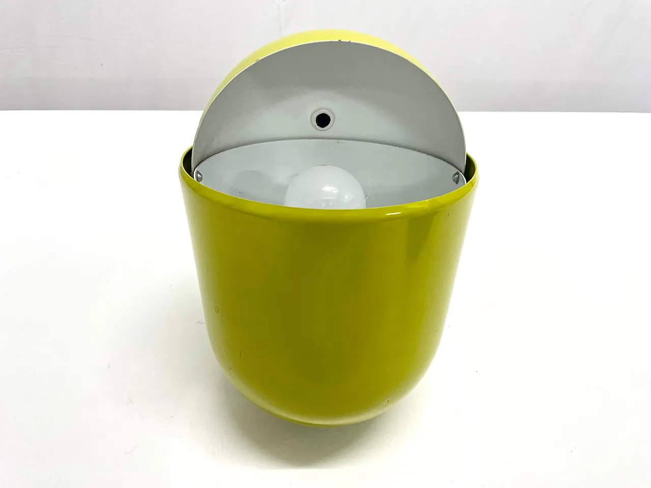Green Elmo table lamp by Str Imago DP, 1970s 3