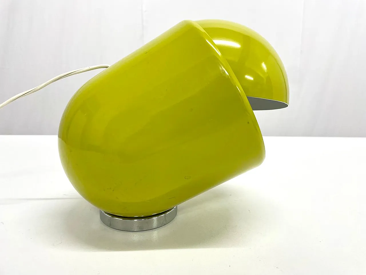 Green Elmo table lamp by Str Imago DP, 1970s 4