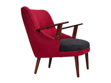 Danish reupholstered wool, 1960s