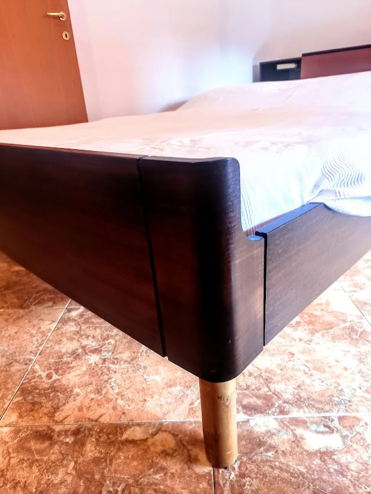 Double Bed by Ico Parisi Sarfatti light for MIM, Italy, 1960s 7