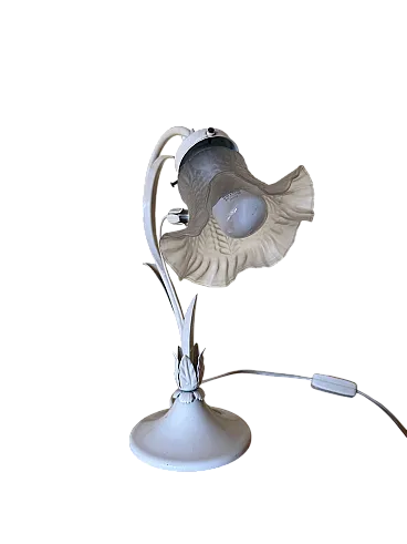 Table lamp by Stilnovo floral Liberty style, 70s
