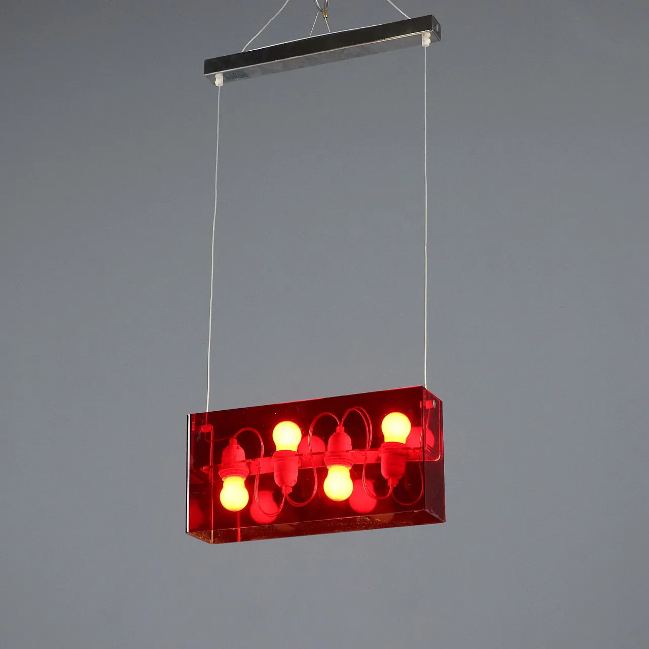 Candle 5306/1 Duplex lamp in plastic and metal, 20th century 1