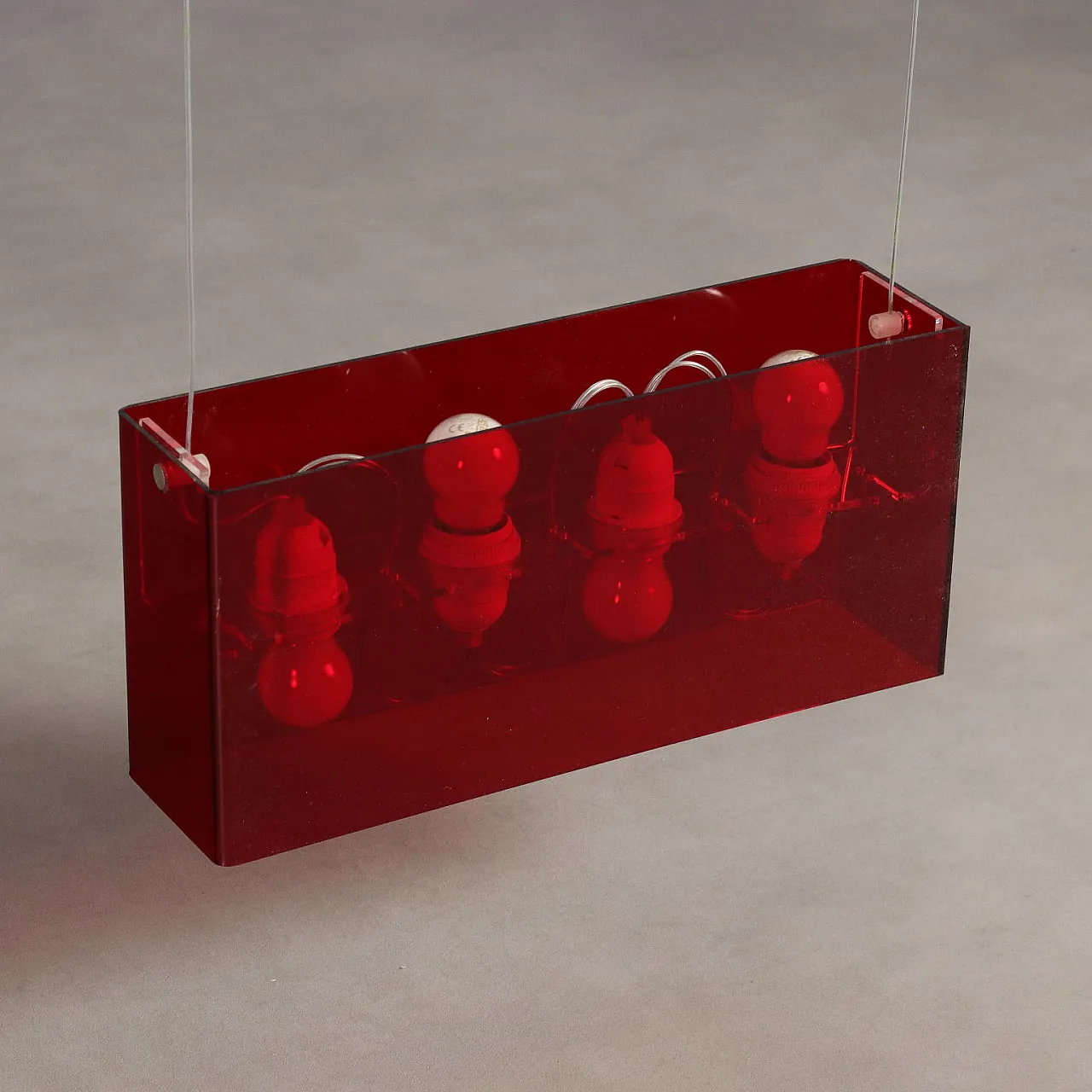 Candle 5306/1 Duplex lamp in plastic and metal, 20th century 6