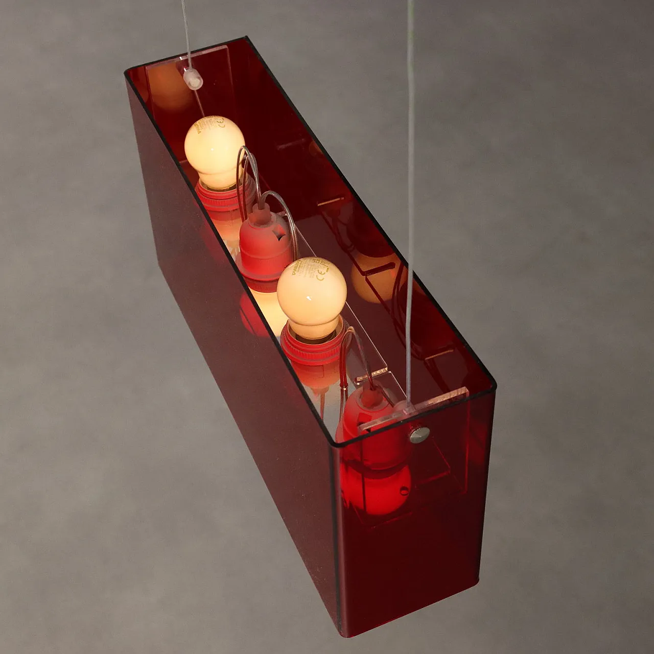 Candle 5306/1 Duplex lamp in plastic and metal, 20th century 8