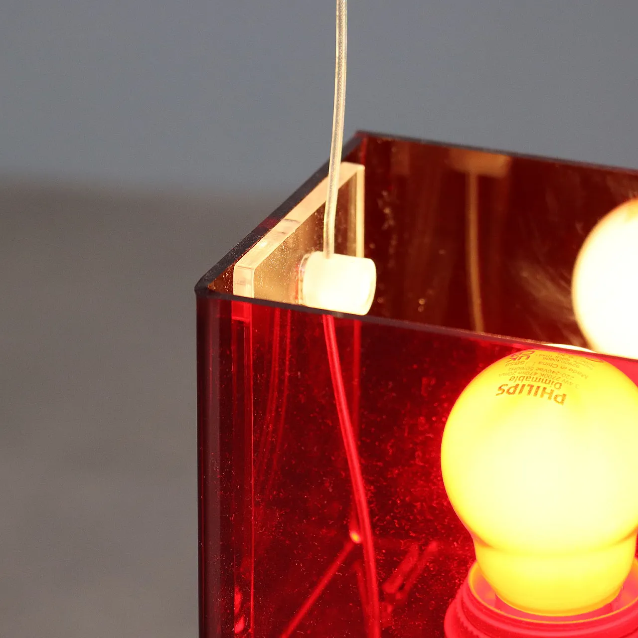 Candle 5306/1 Duplex lamp in plastic and metal, 20th century 9