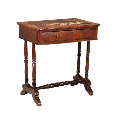 Scrittoio in noce, metà '800