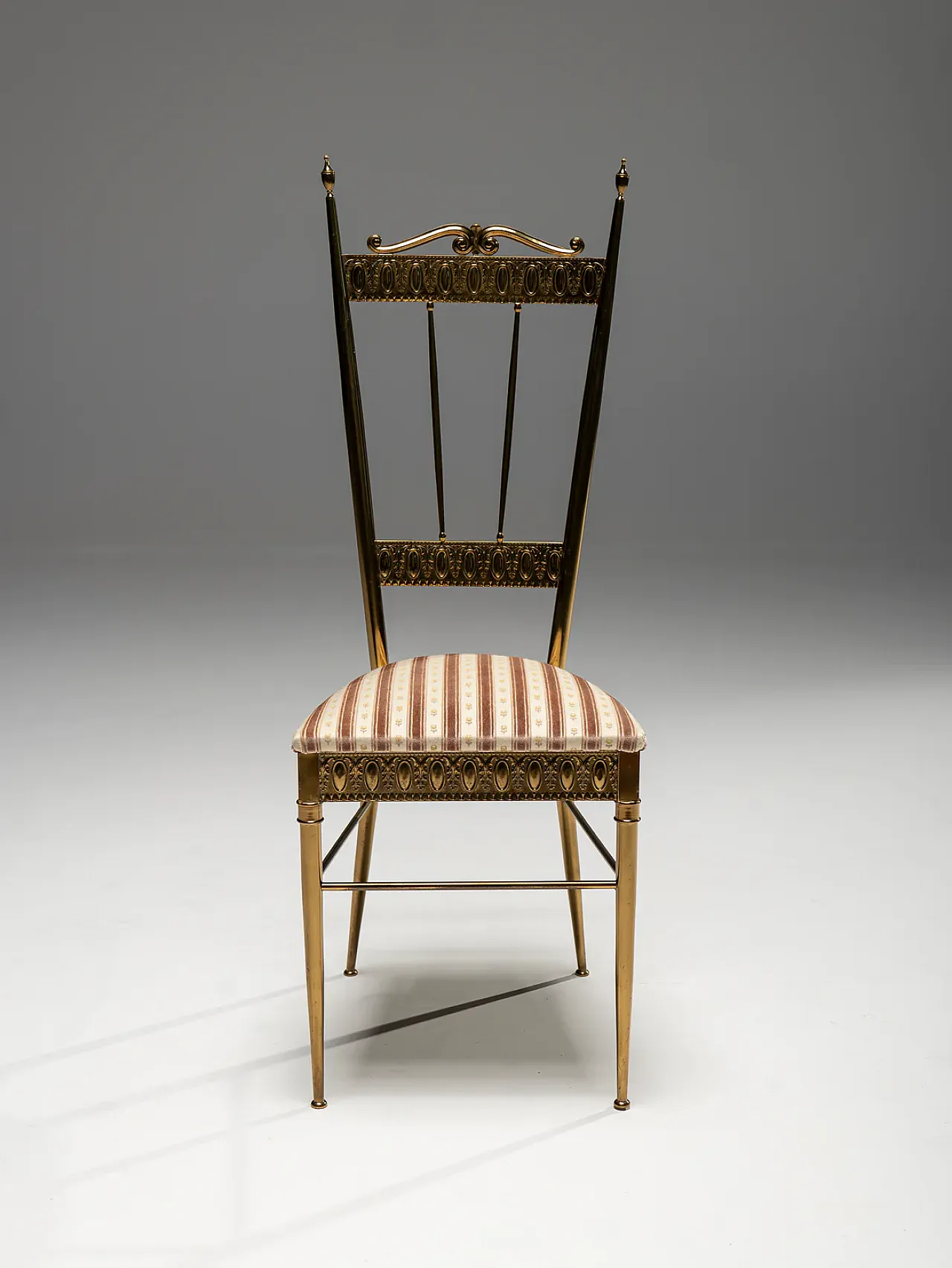 Chiavari brass side chair, 1960s 2