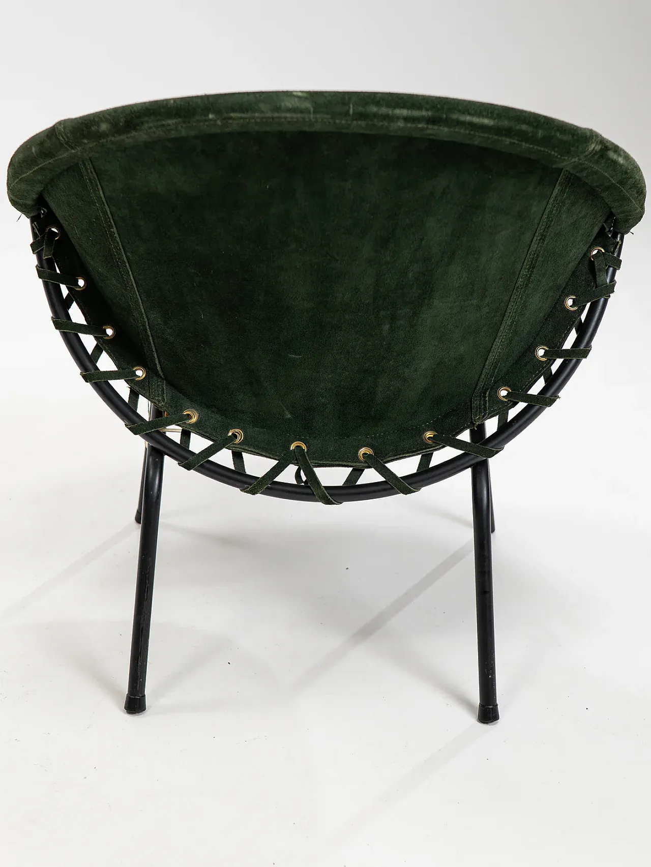 Poltrona Balloon in verde cocktail chair di Lusch & Co., anni '60 8