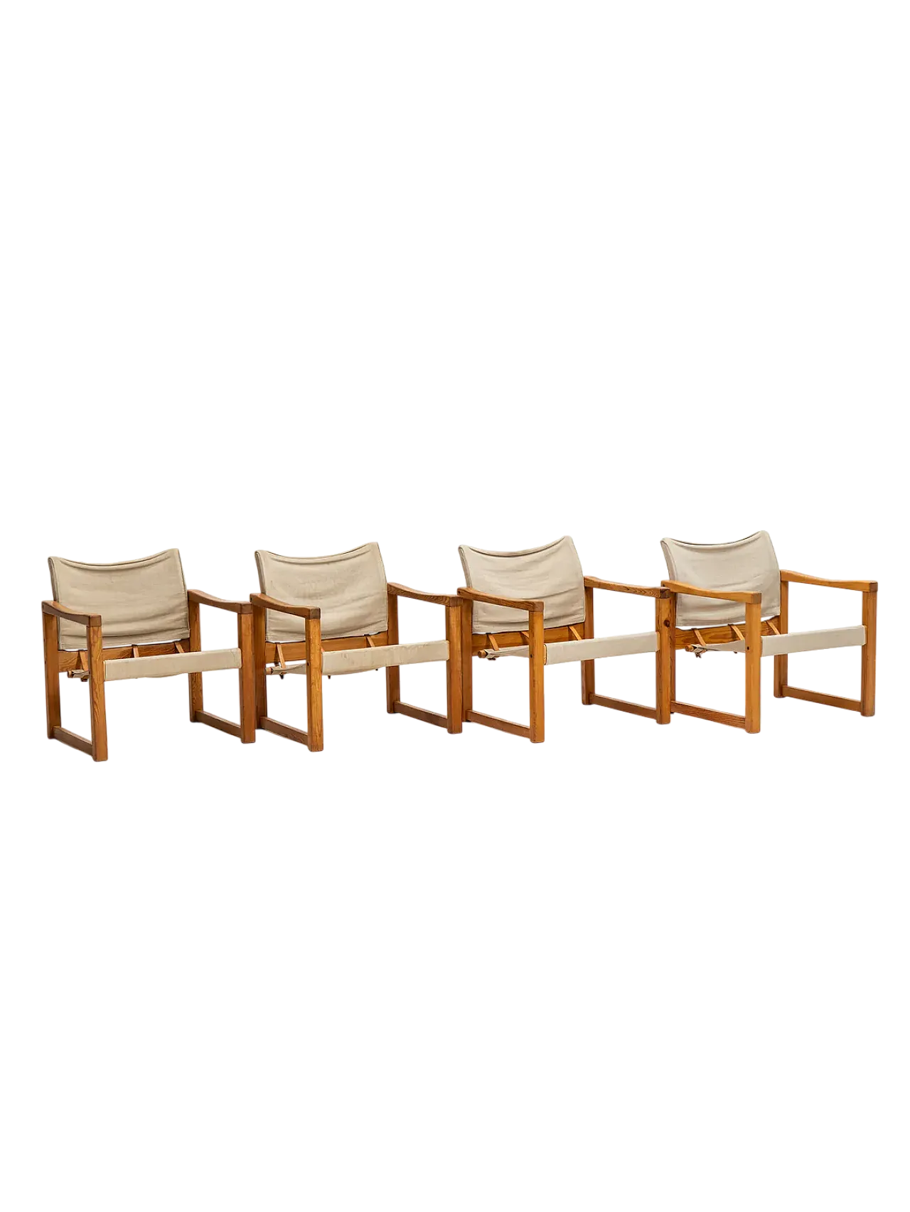 4 poltrone Karin Mobring modello Diana di Ikea, anni '70 20