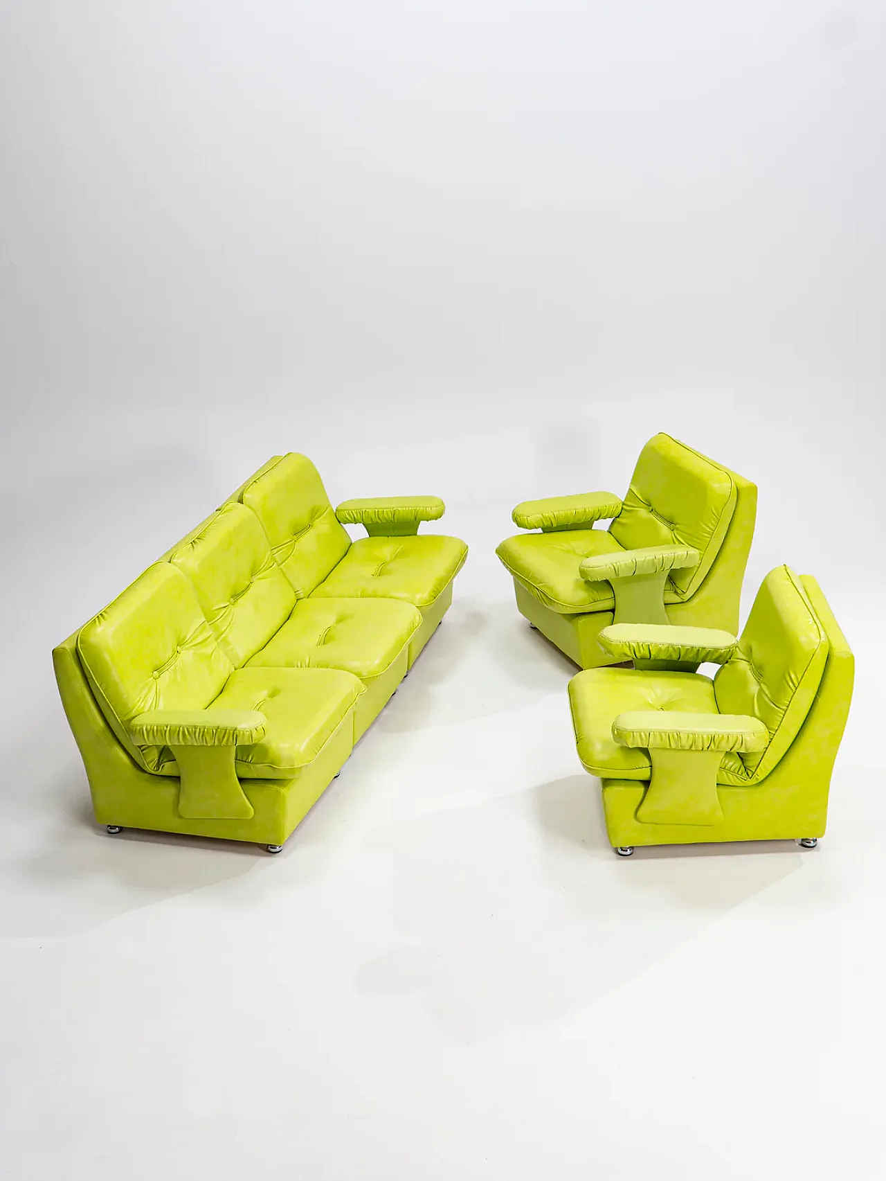 Set componibile di divani e poltrone, anni '70 11