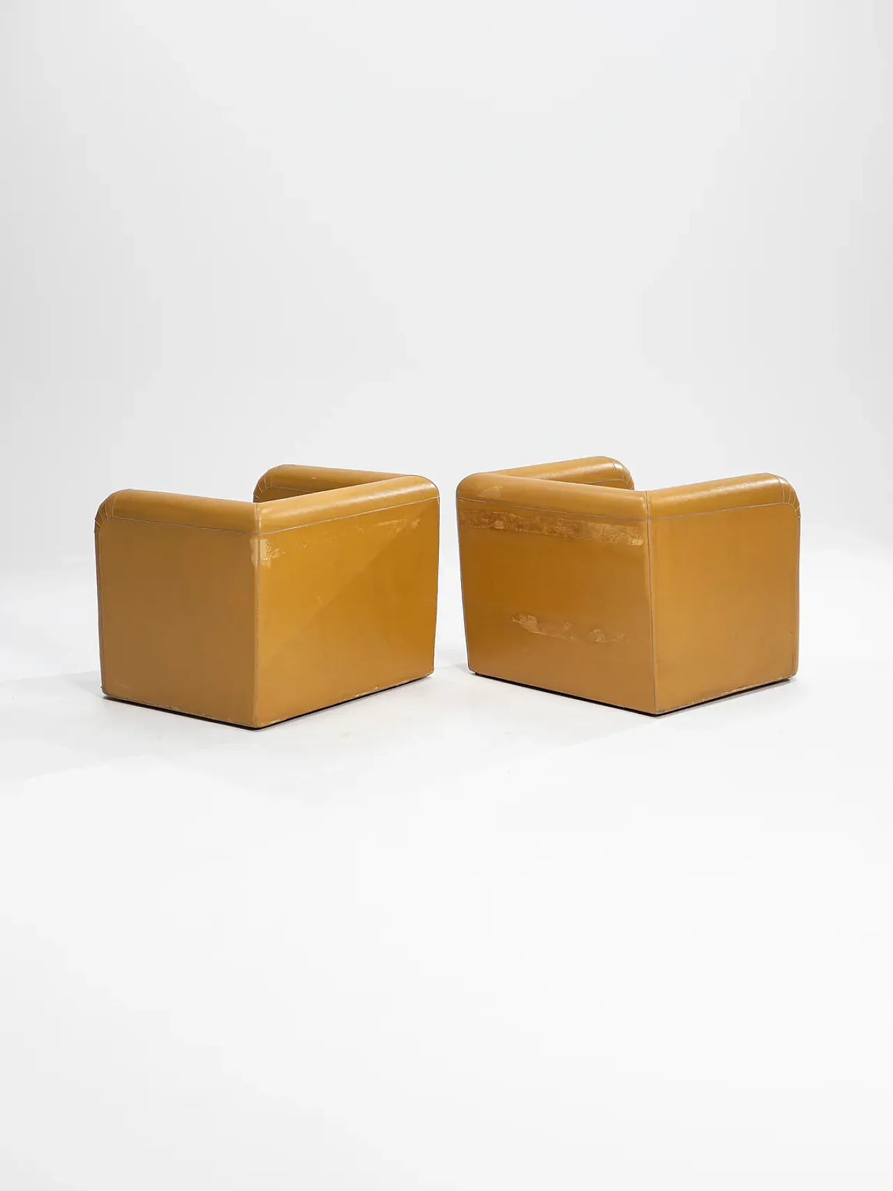 Coppia di poltrone di Trussardi, anni '70 6