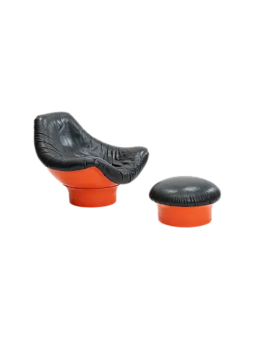 Poltrona Rodica di Mario Brunu per Comfort, anni '60