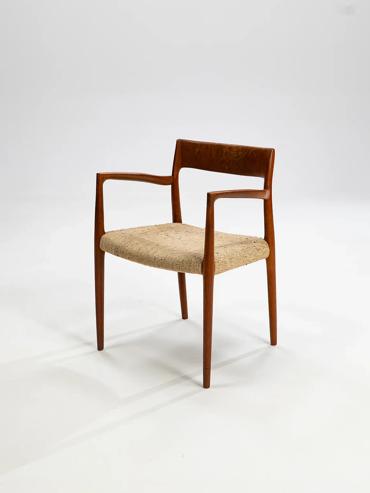 Poltrona in teak di Niels Otto Møller per J.l. Møllers, anni '60 1