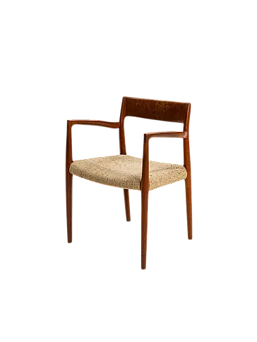 Poltrona in teak di Niels Otto Møller per J.l. Møllers, anni '60